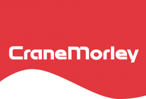 White and Red CraneMorley Logo