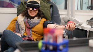 Mixed Reality Improves Blood Donation Experience